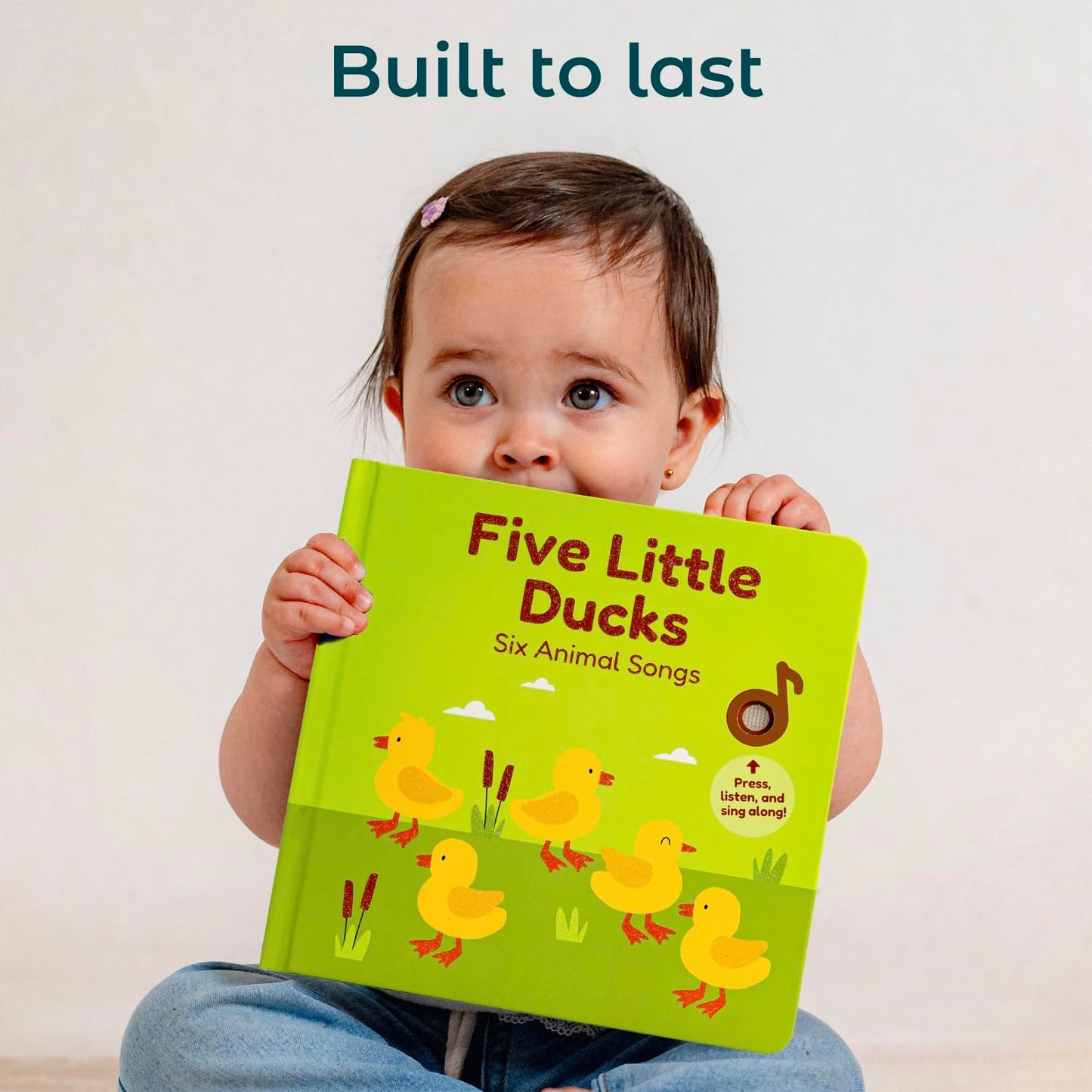 Cali's Books Five Little Ducks Nursery Rhymes Sound Book for Toddlers – 6 Songs & Headphone Jack