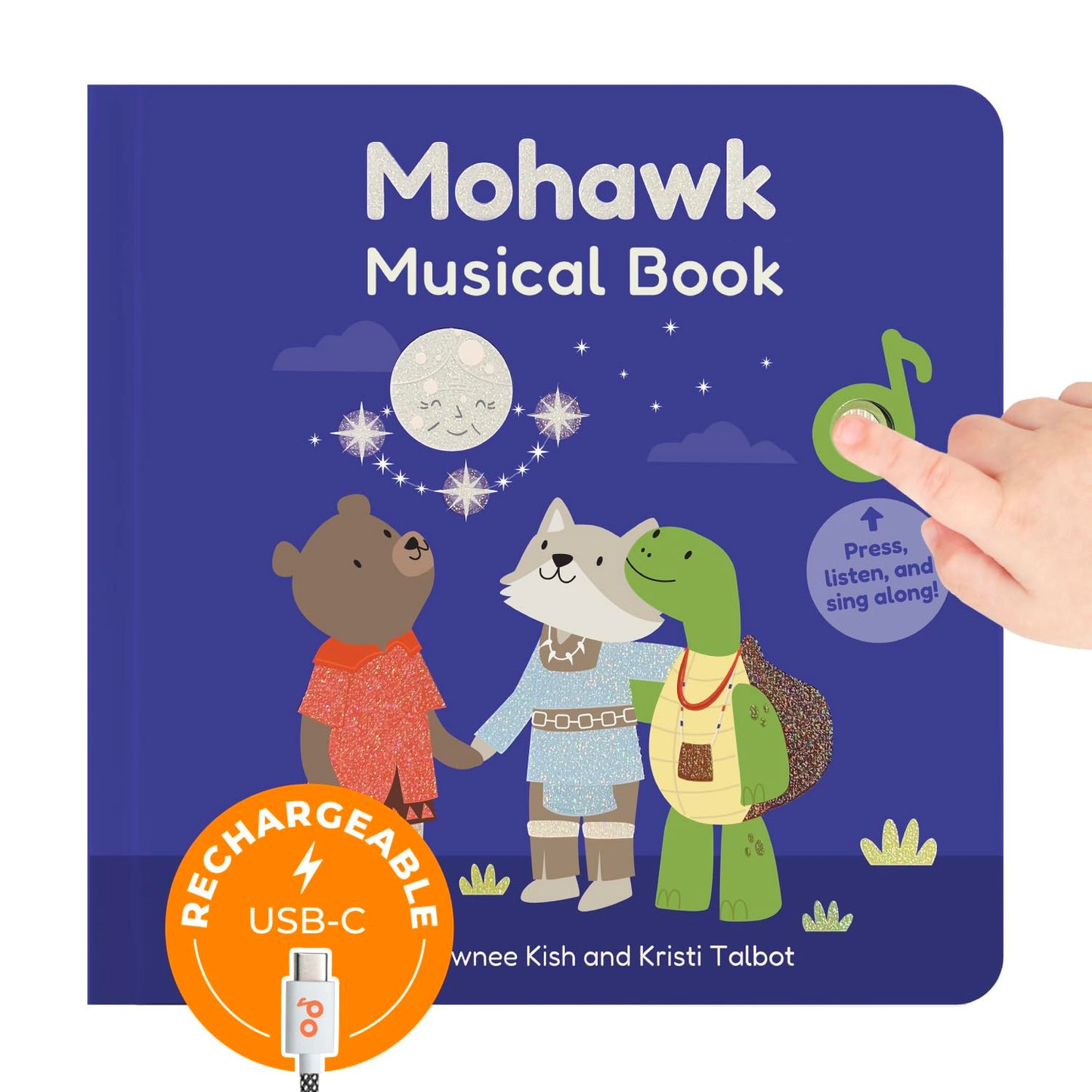 Cali's Books: Bilingual Nursery Rhymes Sound Book – Interactive Mohawk Lullabies for Babies and Toddlers