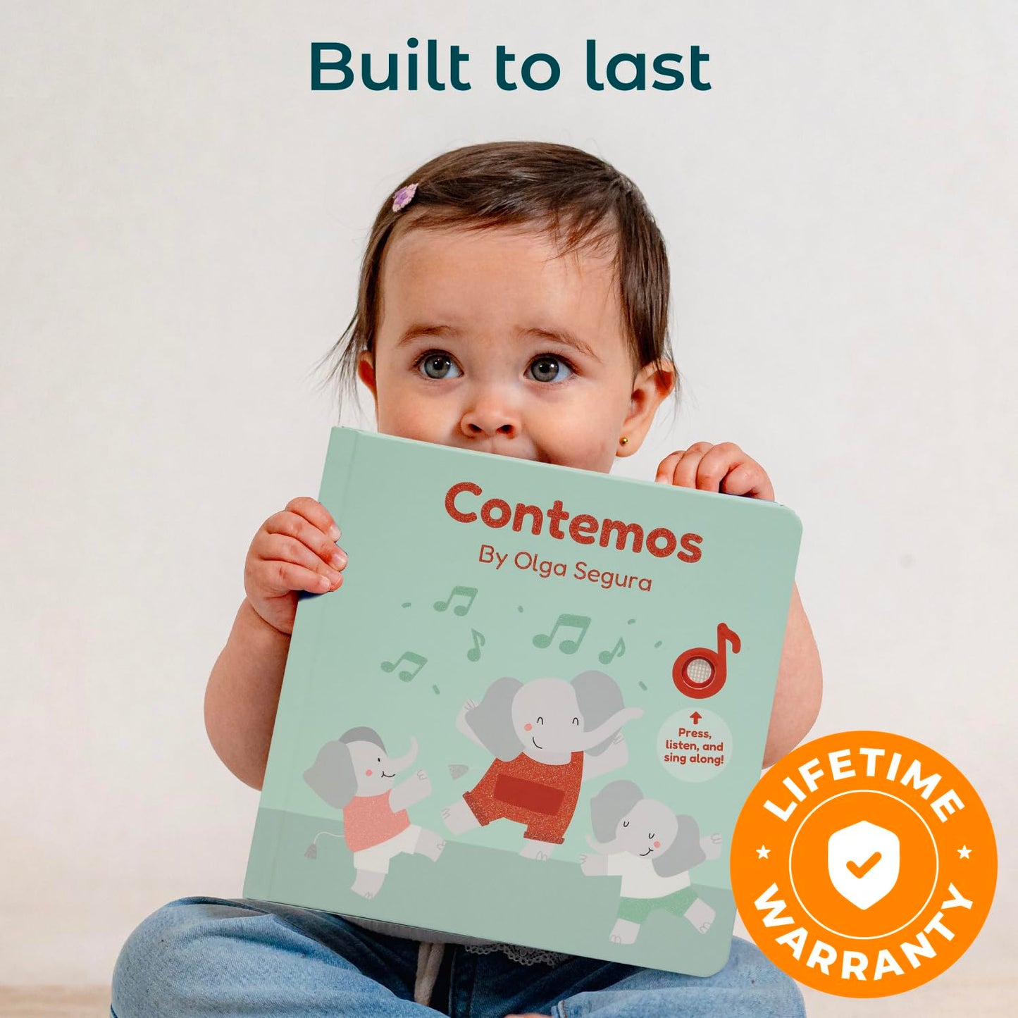 Cali's Books Spanish Count: Nursery Rhymes Sound Book for Babies & Toddlers (1-3) | Bilingual Song Book