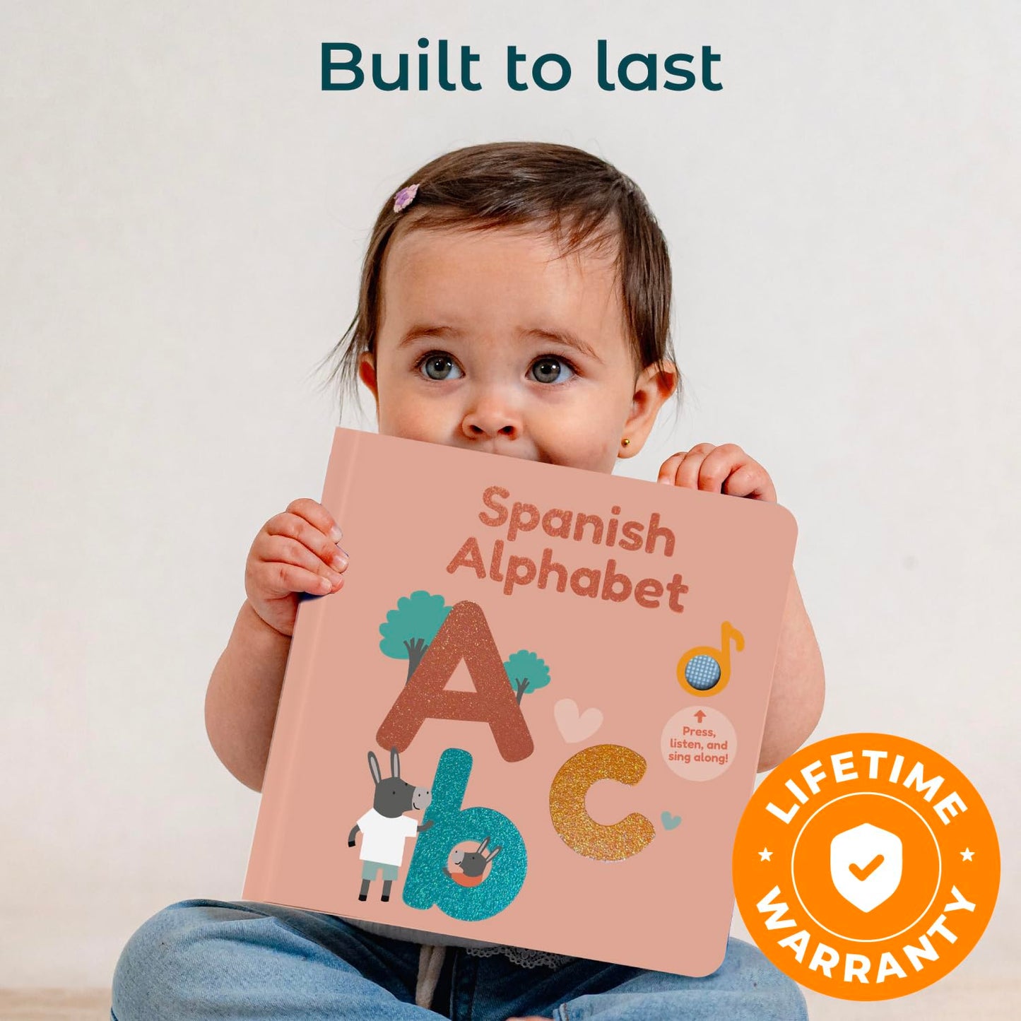 Cali's Books Spanish Nursery Rhymes Sound Book for Babies & Toddlers 1-3 – Bilingual Spanish Songs