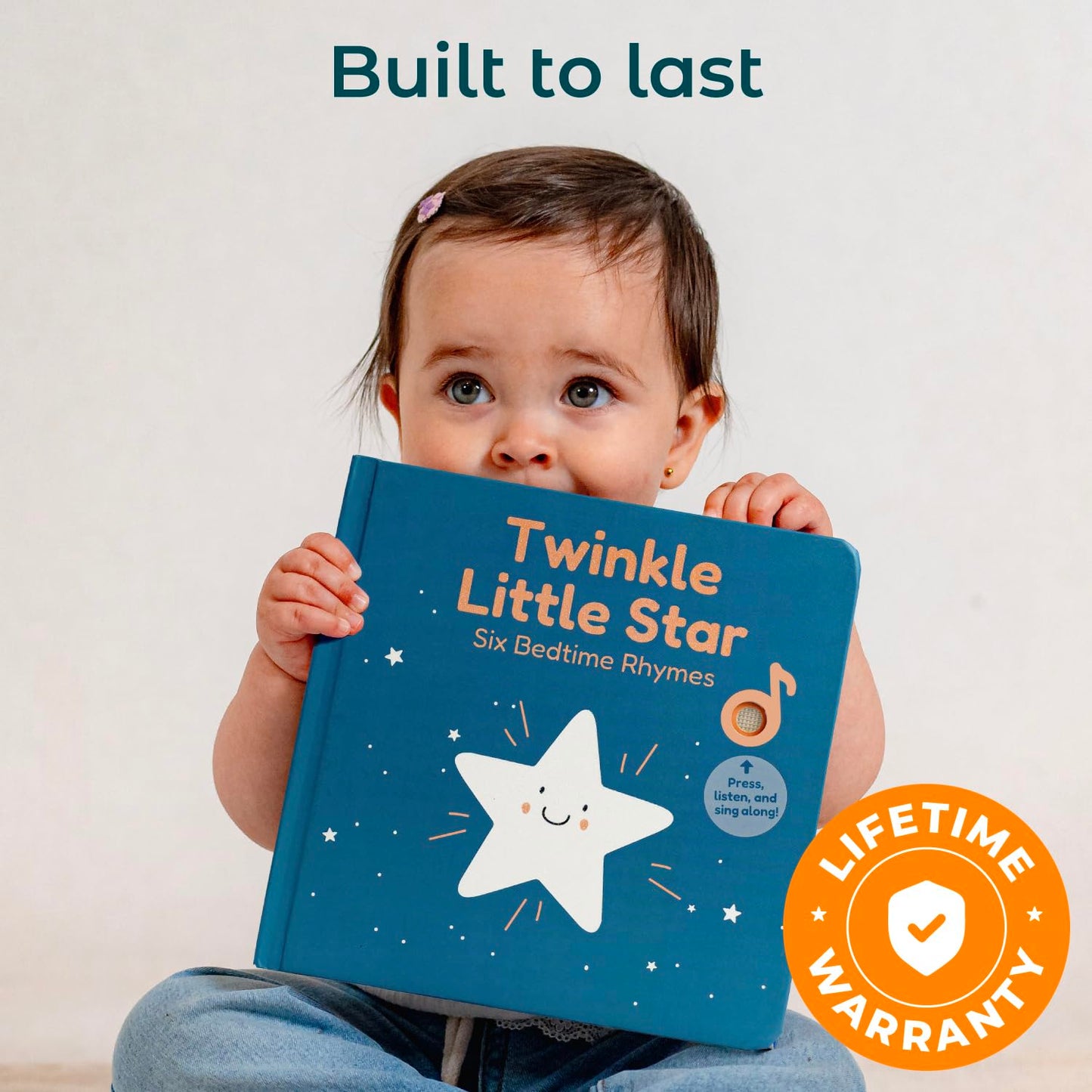 Cali's Books Twinkle Twinkle Little Star – USB-C Rechargeable Musical Book for Toddlers 1–3 | Bedtime Lullabies