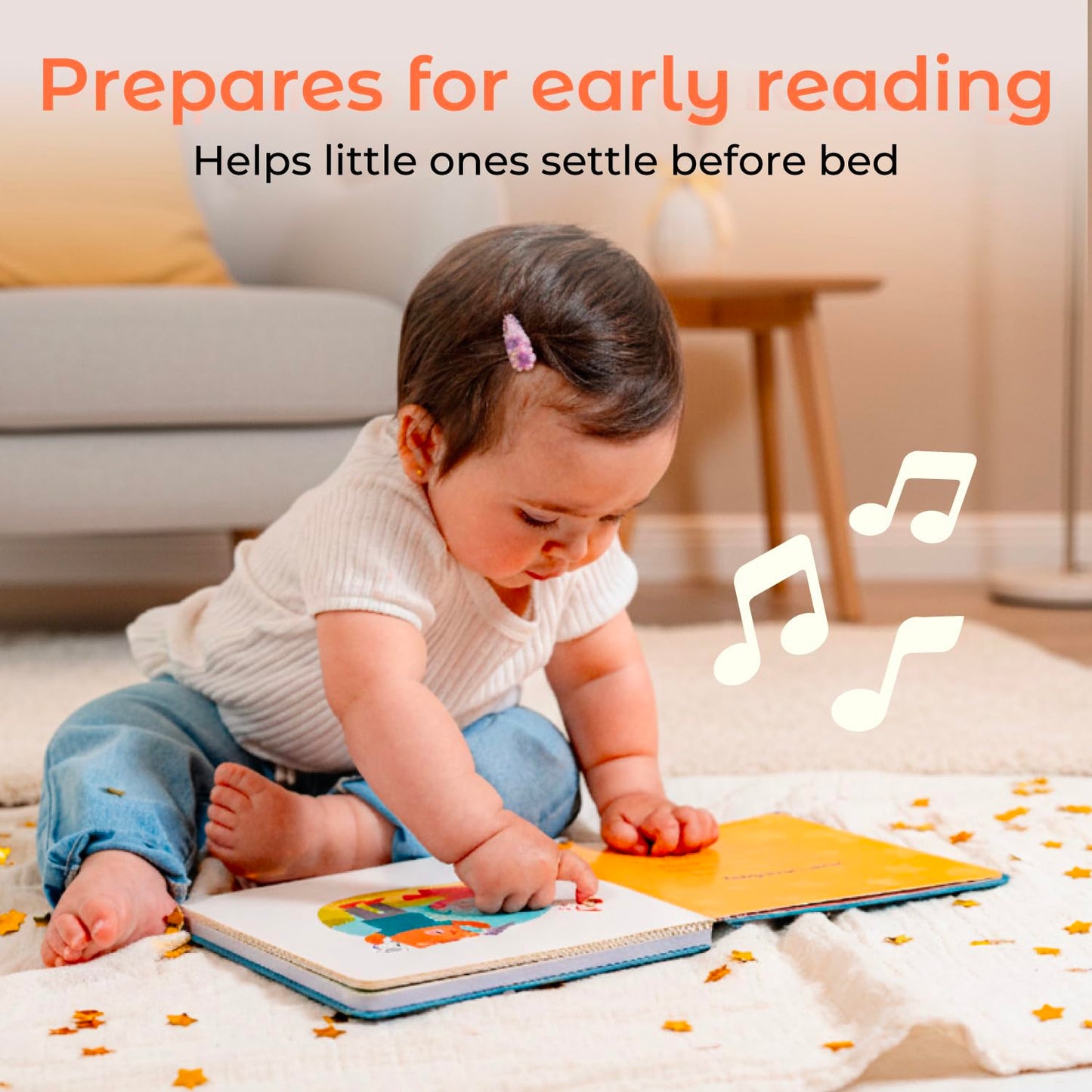 Cali's Books Twinkle Twinkle Little Star – USB-C Rechargeable Musical Book for Toddlers 1–3 | Bedtime Lullabies