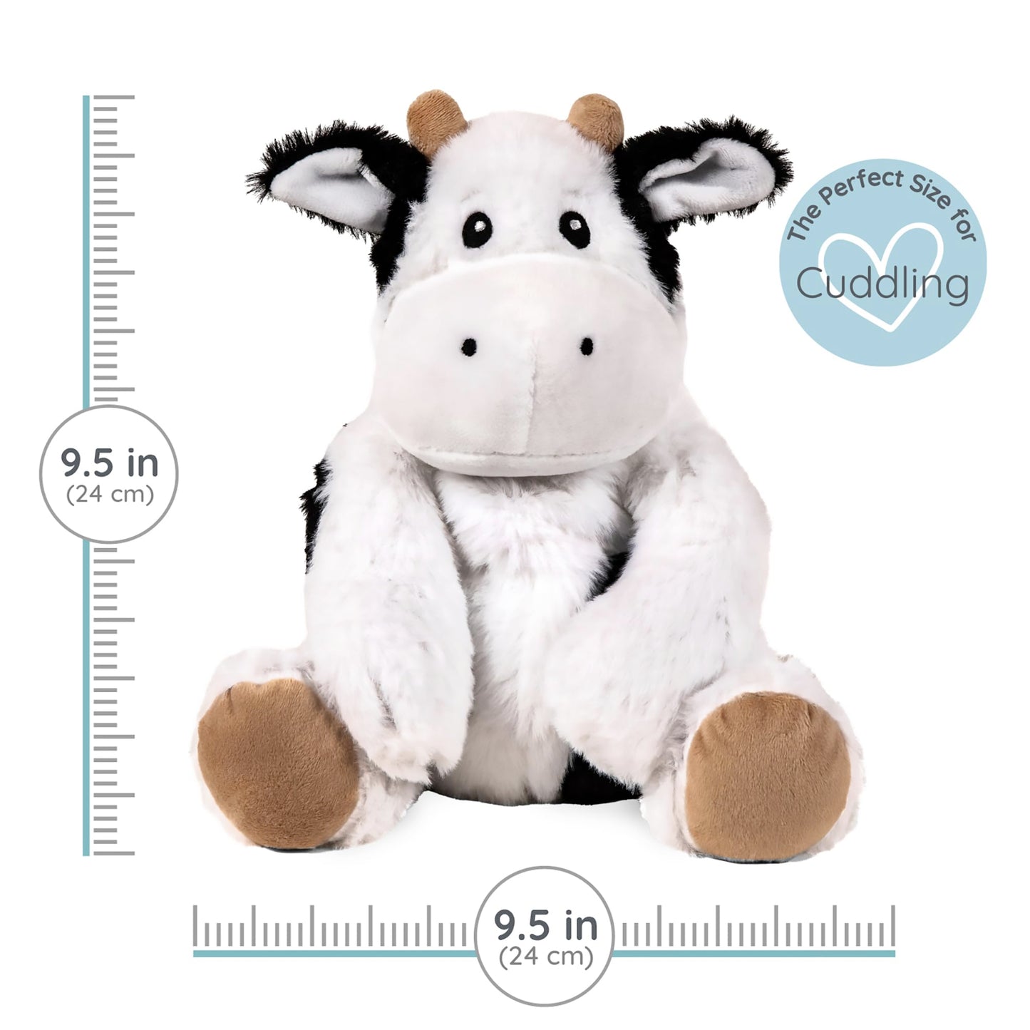 Callie Cow: Microwavable Weighted Plush by Warm Pals