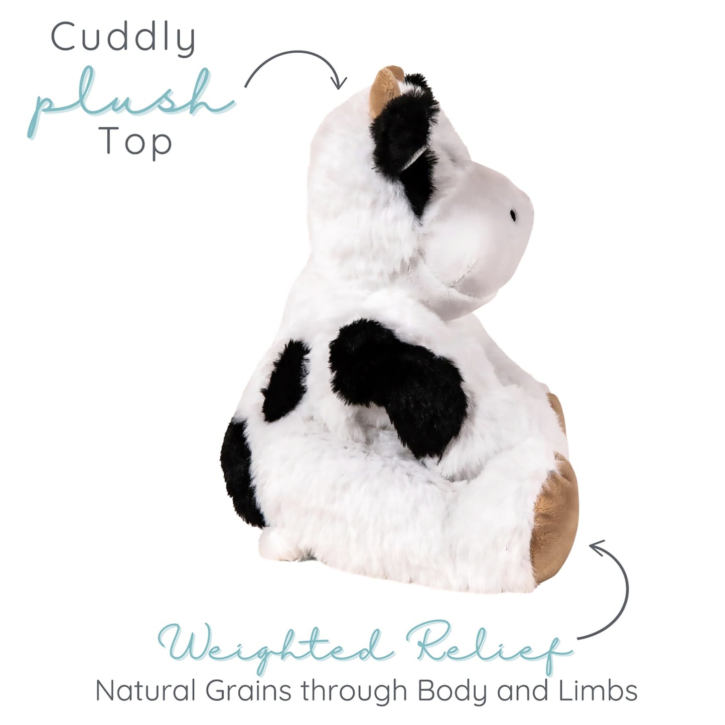 Callie Cow: Microwavable Weighted Plush by Warm Pals