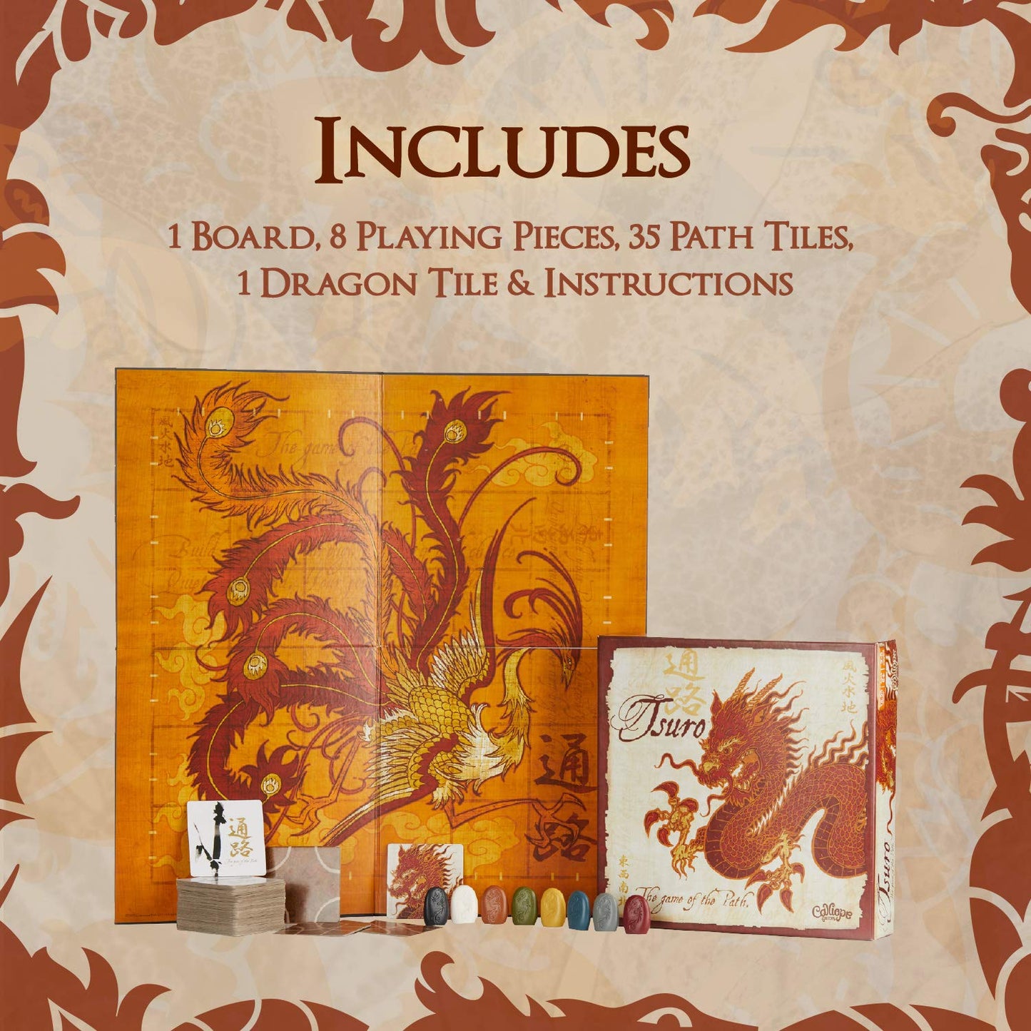 Calliope Tsuro - The Game of The Path | Family Strategy Board Game