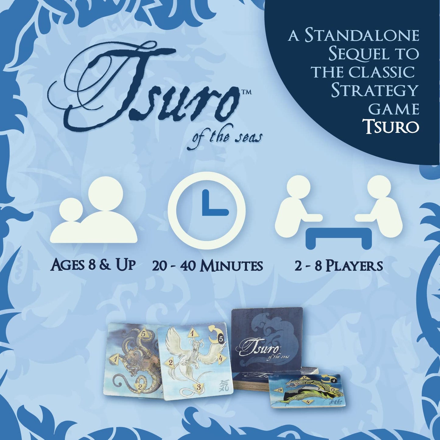 Calliope Tsuro of the Seas – Path-Building Strategy Board Game for 2–8 Players (30–45 Min)