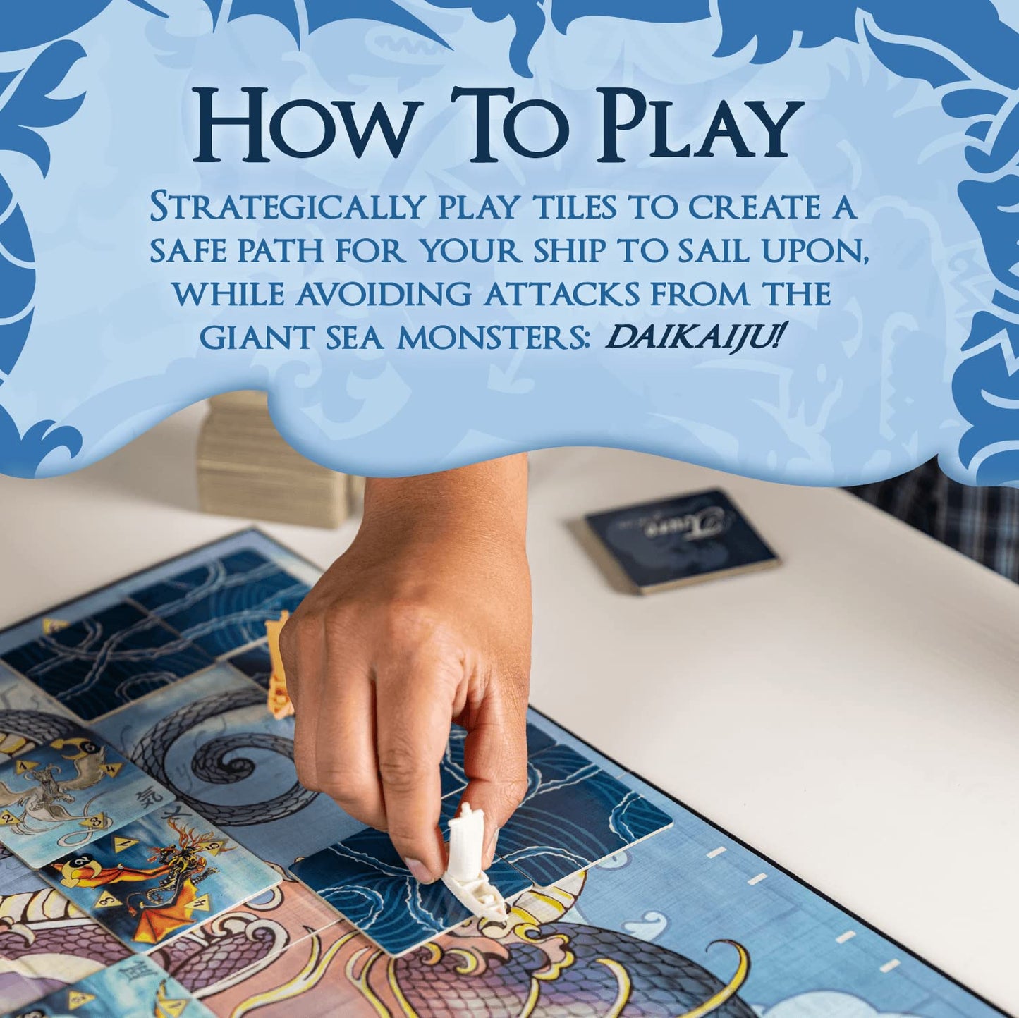 Calliope Tsuro of the Seas – Path-Building Strategy Board Game for 2–8 Players (30–45 Min)