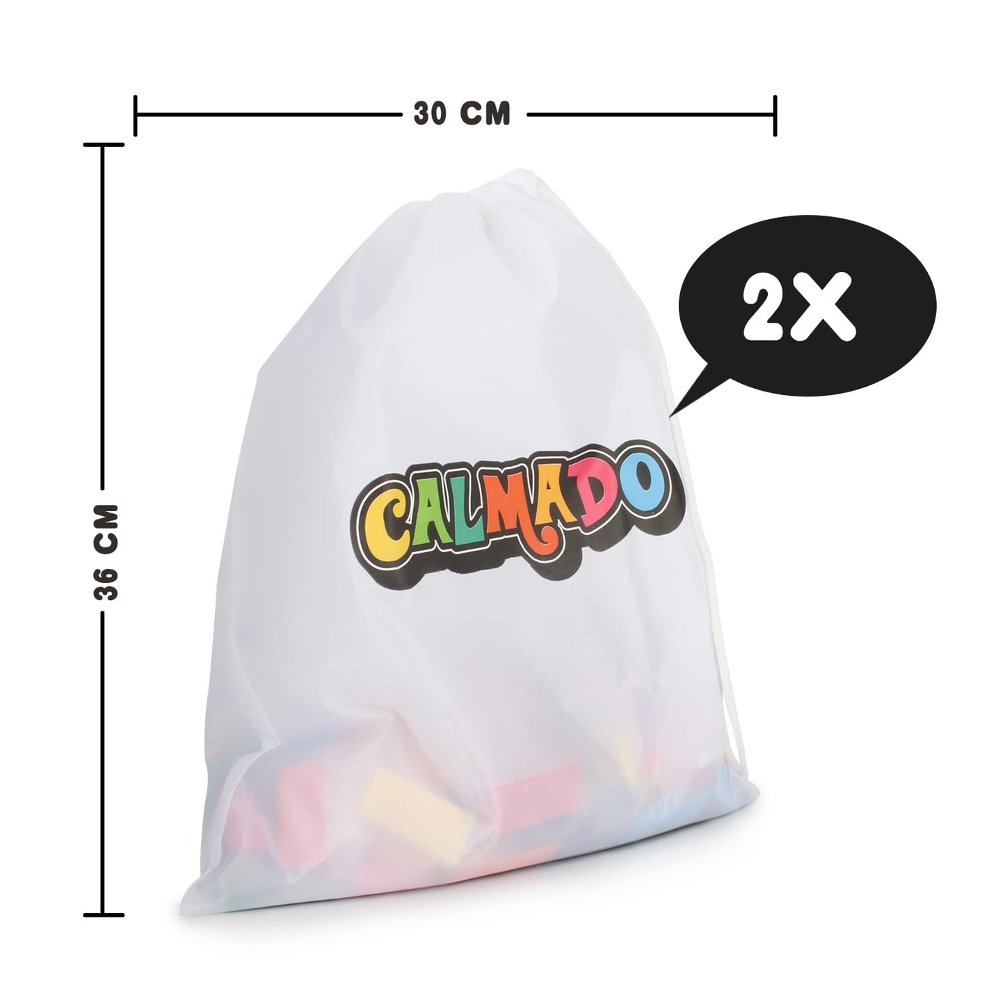 Calmado 1000-Piece Wooden Domino Set for Kids 4-12 – Includes Bag & Instructions