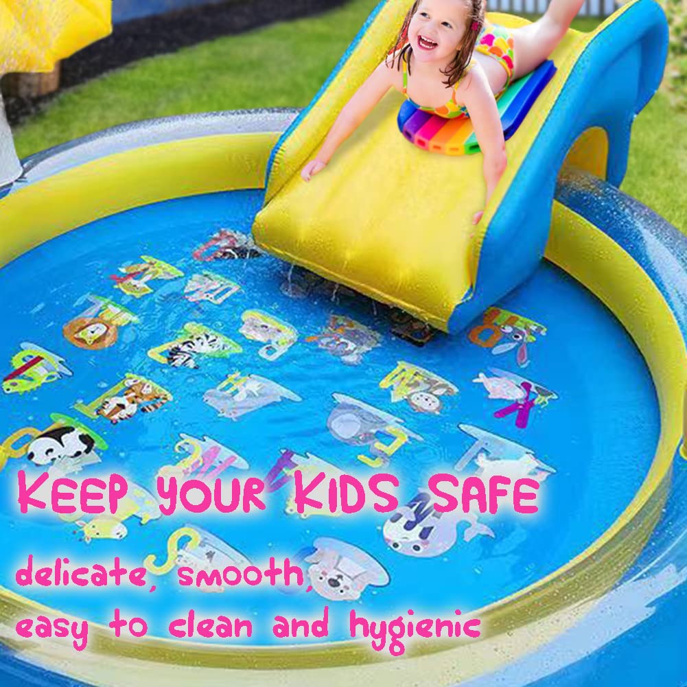 CAMIRUS Dinosaur Inflatable Play Center – 87x75x31.5 in Kids’ Sprinkler Pool with Slide