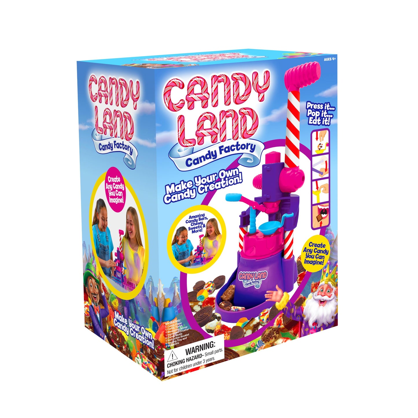 Candy Land Candy Factory — Press, Pop & Create at Home (Recipes Included)