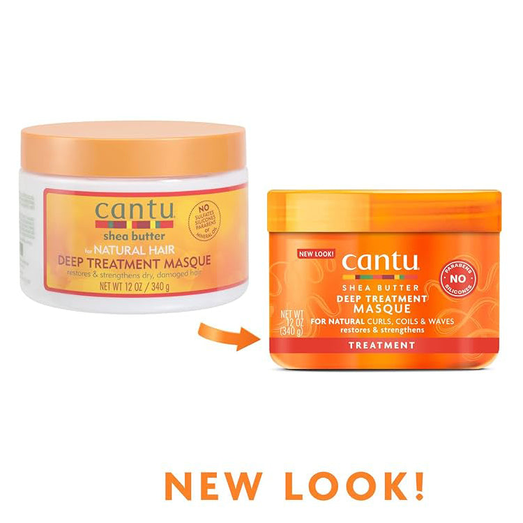 Cantu Deep Treatment Masque 12 oz / 340 gm - Repair & Strengthen Damaged Hair