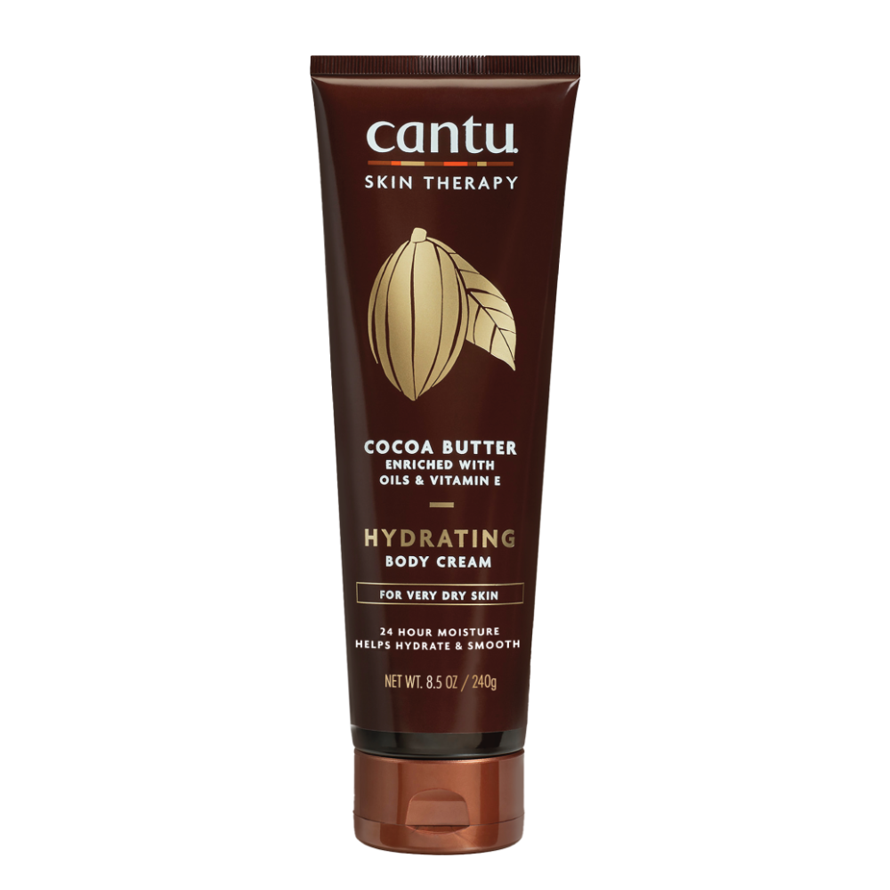 Cantu Hydrating Body Cream 8.5 oz / 240 gm - For Dry Skin & Natural Radiance