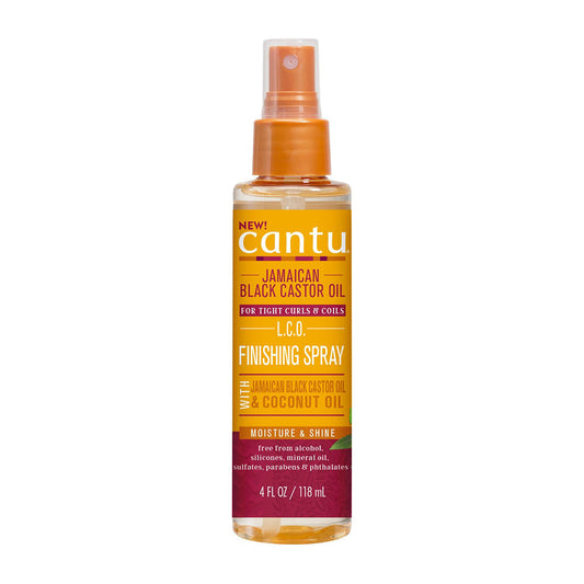 Cantu Jamaican Black Castor Oil Finishing Spray 4 oz / 118 ml - Moisture, Shine & Frizz Control