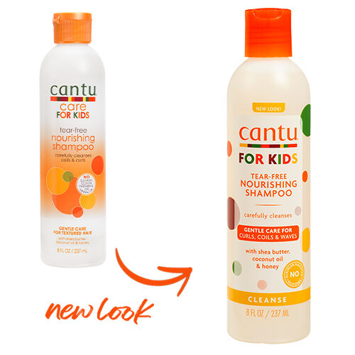 Cantu For Kids Tear-Free Nourishing Shampoo 8 oz / 237 ml - Gentle Cleansing for Kids' Curls
