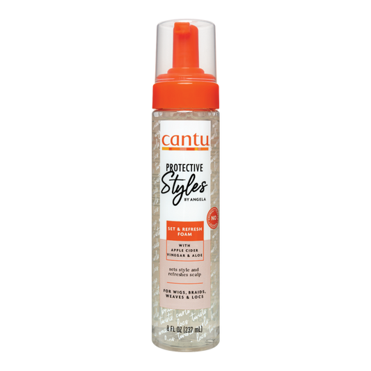 Cantu Protective Styles Set & Refresh Foam for Natural & Textured Hair 237 ml/8.01 oz