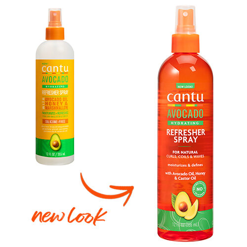 Cantu Avocado Hydrating Refresher Spray 12 oz / 355 ml - For Revitalising Curls & Natural Hair