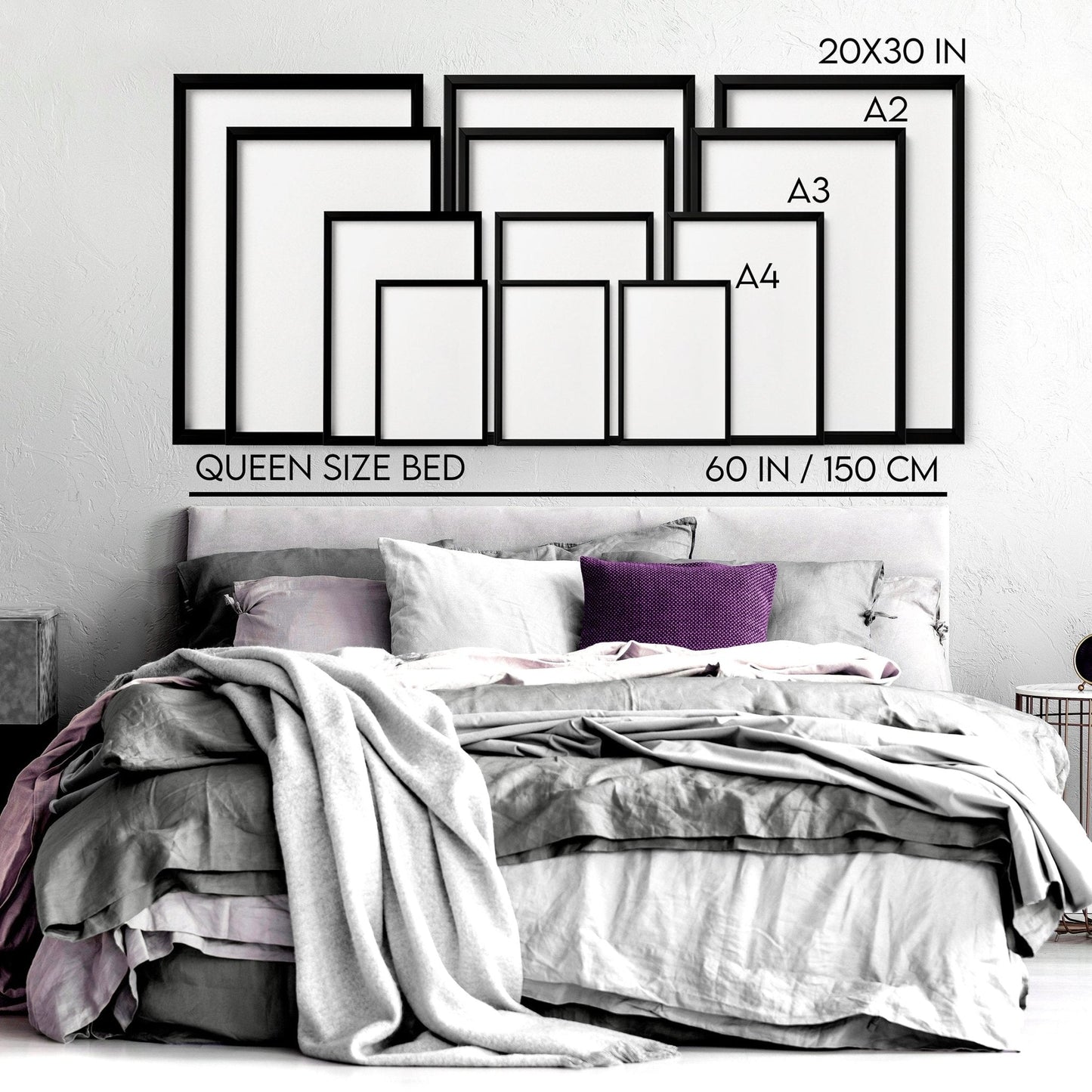Canvas Prints Wall Decor | Set of 3 Botanical Wall art Prints