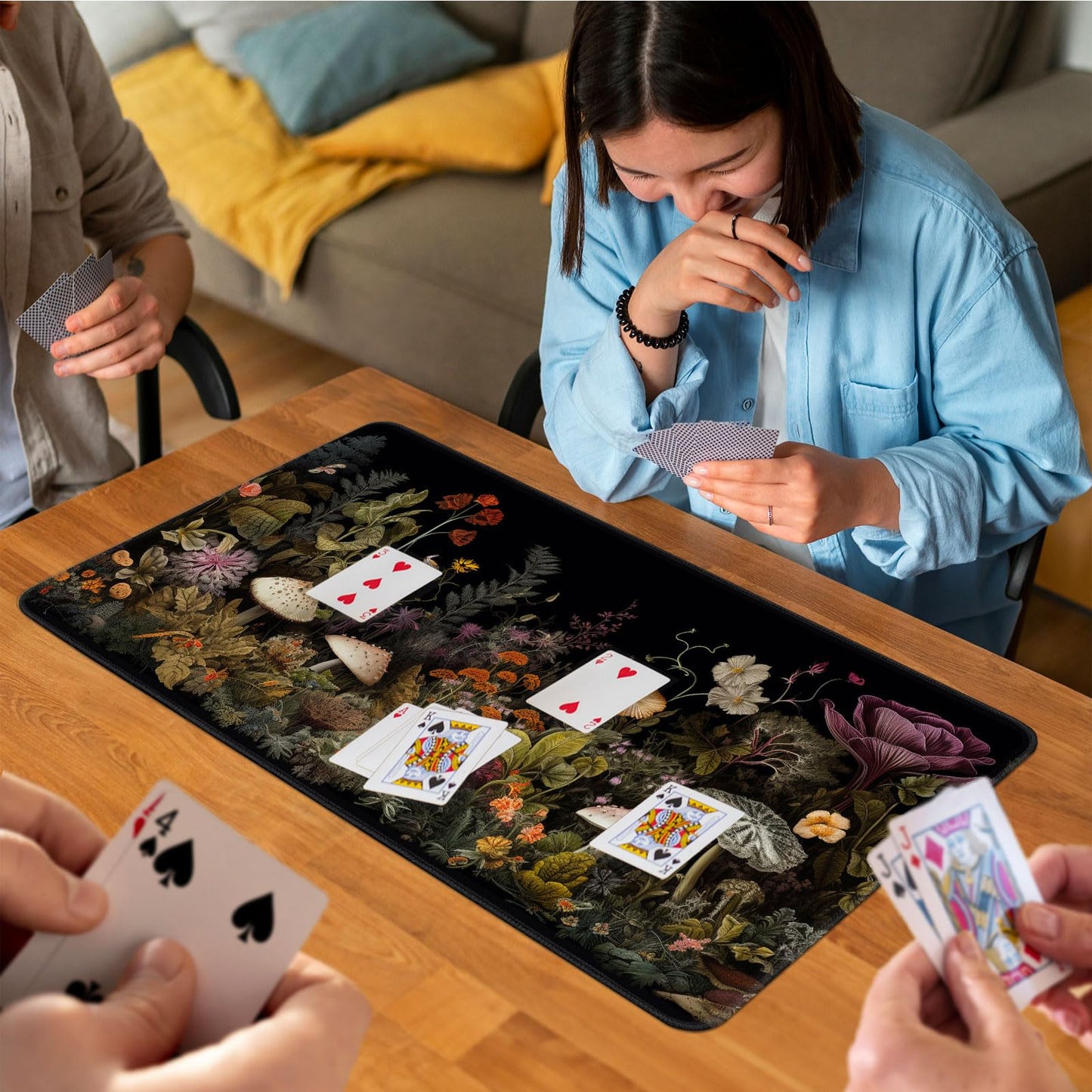 CAPAUNVDA MTG Playmat 24x14 – Large Tabletop Card Game Mat for MTG, TCG & LCG