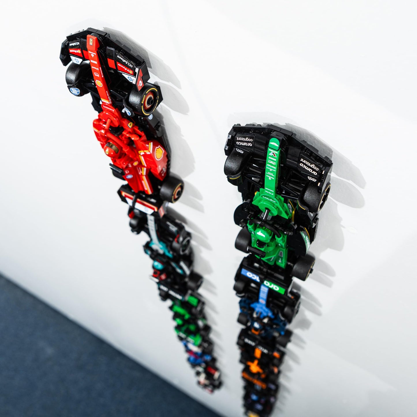 Capricorn Goods Wall Mount Hook for Speed Champions Cars – 12-Pack Display Bracket (8-Wide, UK-Made)