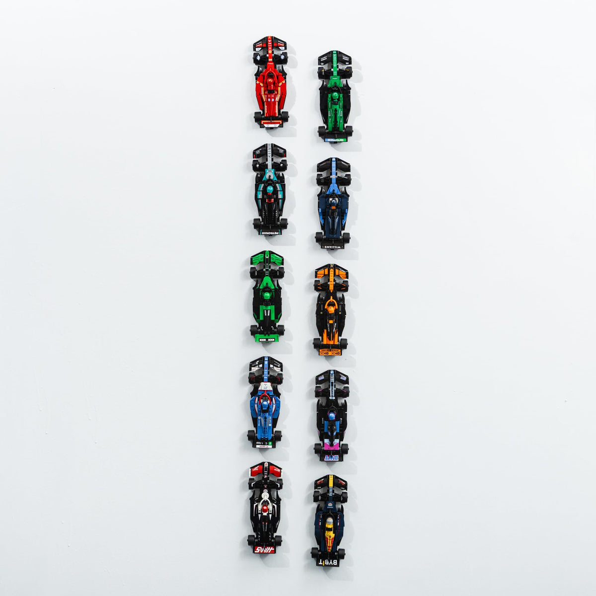 Capricorn Goods Wall Mount Hook for Speed Champions Cars – 12-Pack Display Bracket (8-Wide, UK-Made)
