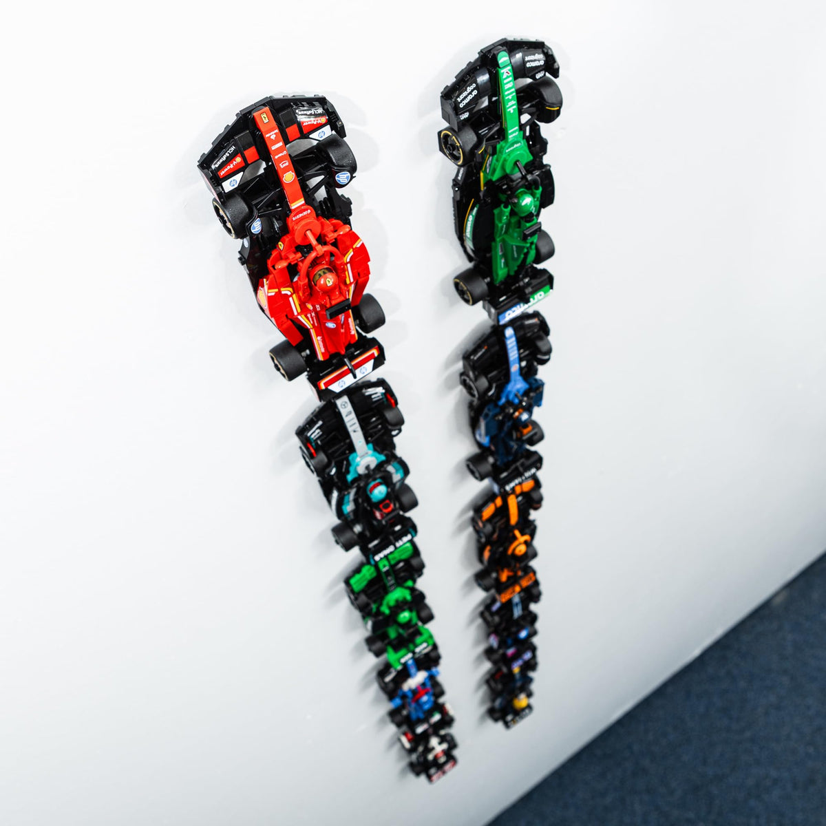 Capricorn Goods Wall Mount Hook for Speed Champions Cars – 12-Pack Display Bracket (8-Wide, UK-Made)