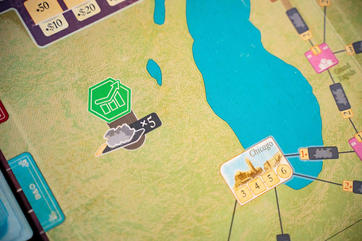 Capstone Games Age of Rail: La Pampa & Allegheny Expansion – Strategy Board Game