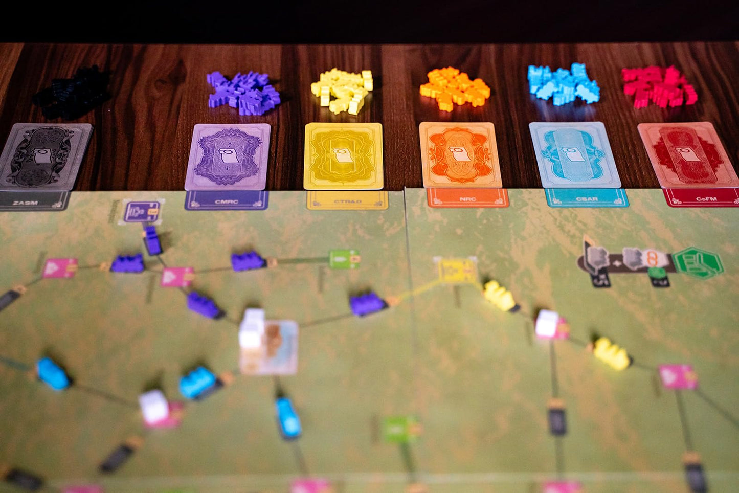 Capstone Games Age of Rail: South Africa — Strategy Board Game for 3–6 Players, 60-Minute Play Time