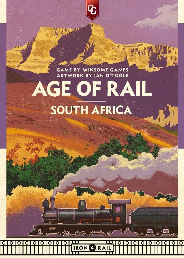 Capstone Games Age of Rail: South Africa — Strategy Board Game for 3–6 Players, 60-Minute Play Time