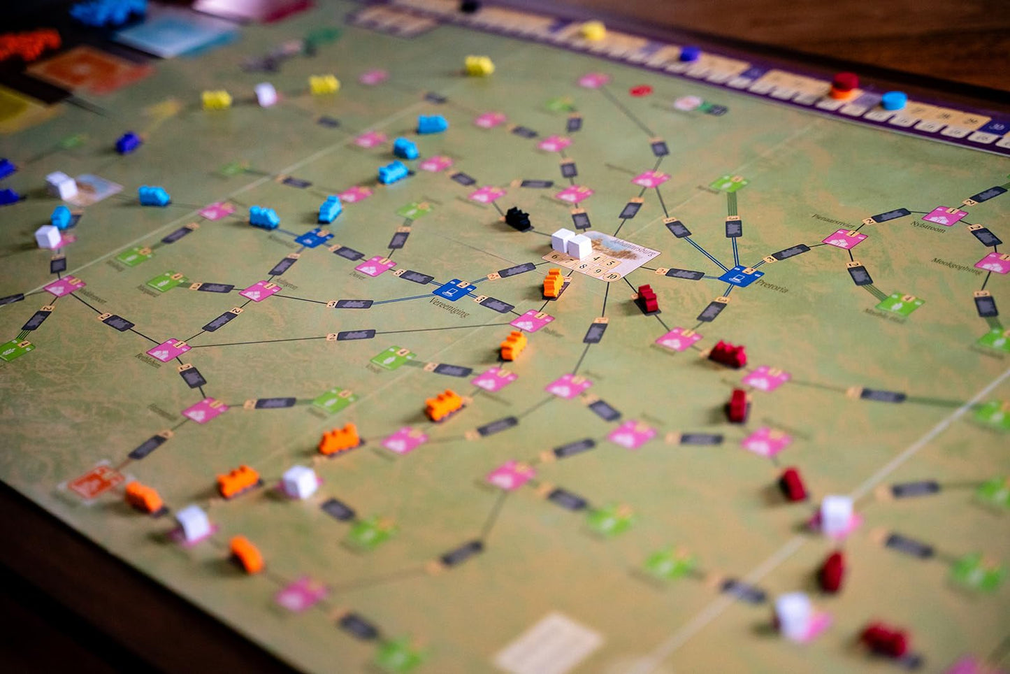 Capstone Games Age of Rail: South Africa — Strategy Board Game for 3–6 Players, 60-Minute Play Time