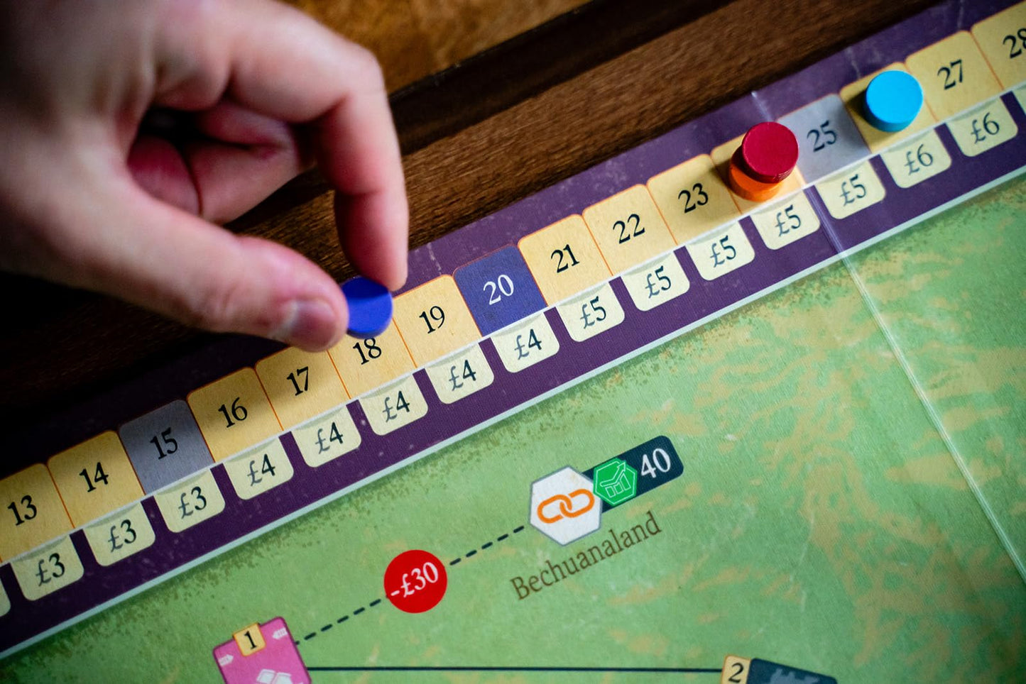 Capstone Games Age of Rail: South Africa — Strategy Board Game for 3–6 Players, 60-Minute Play Time
