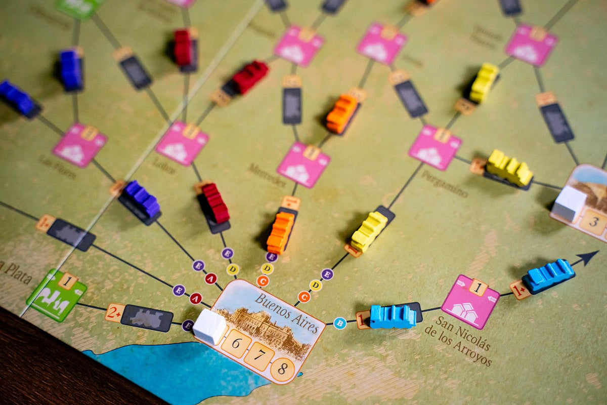 Capstone Games Age of Rail: La Pampa & Allegheny Expansion – Strategy Board Game