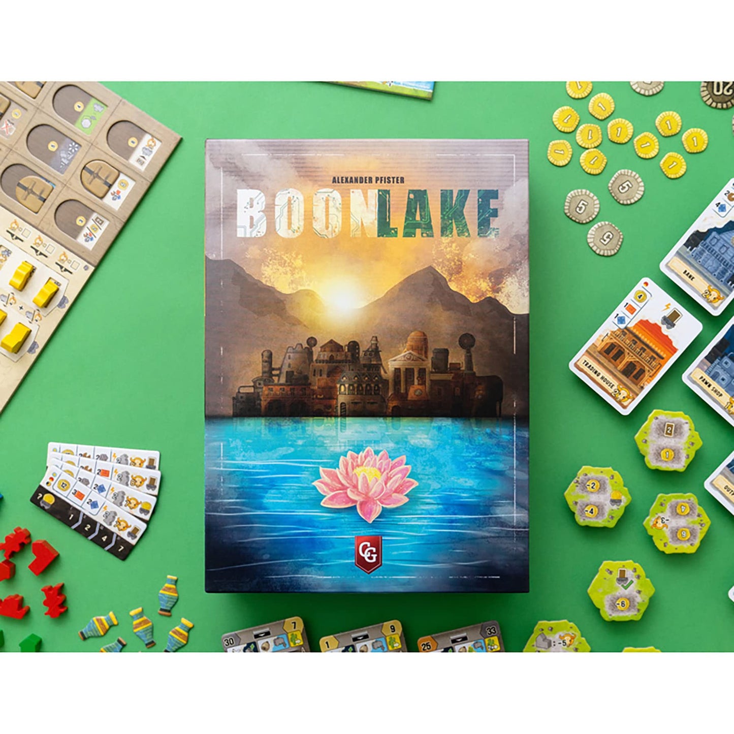Capstone Games Boonlake: Hand Management & Exploration Strategy (1-4 Players)