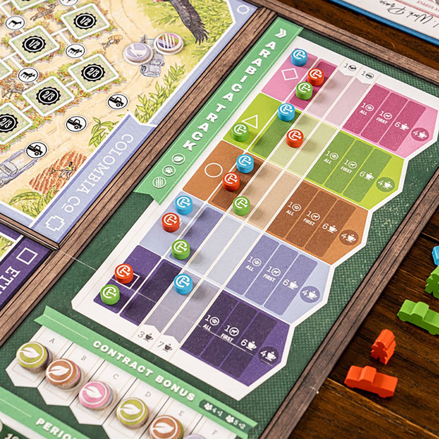 Capstone Games: Coffee Traders — Strategy Board Game for 3–5 Players (120 Min)