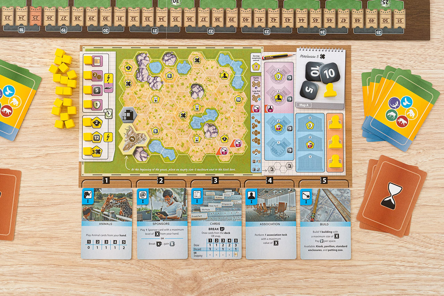 Capstone Games Ark Nova: Card Drafting & Hand Management Strategy Board Game | 1-4 Players