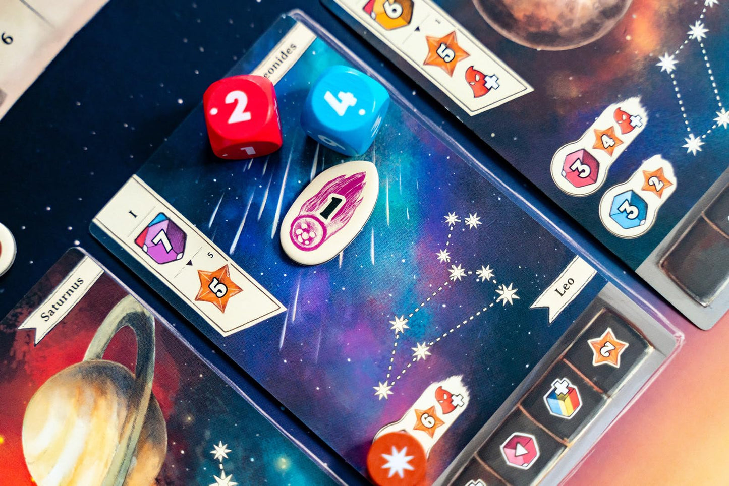 Capstone Games Galileo Galilei | Euro-Style Astronomy Strategy Board Game | 1-4 Players | 90 Minutes