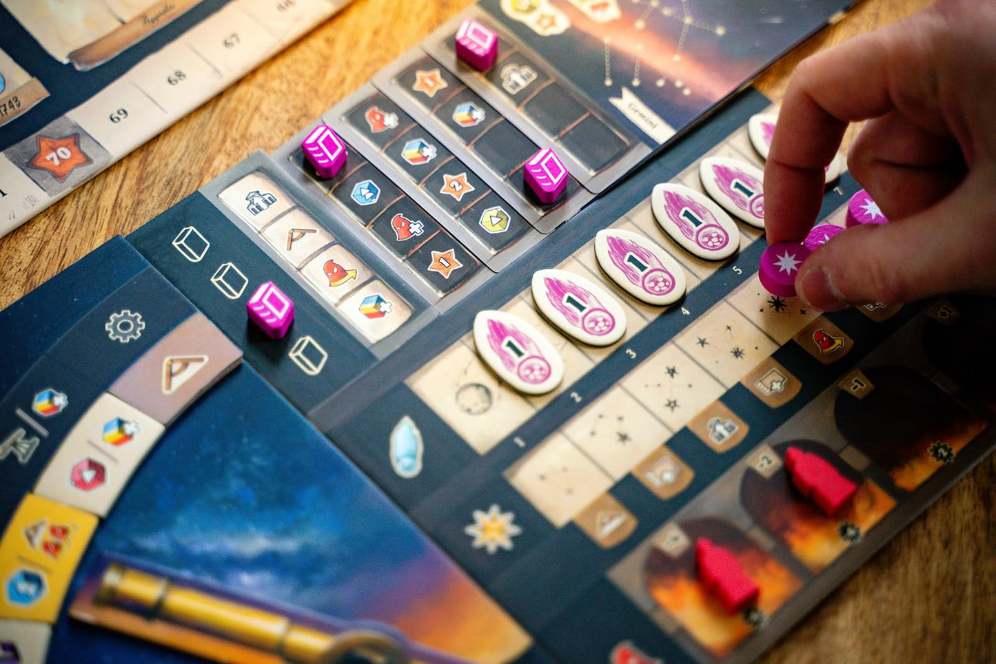 Capstone Games Galileo Galilei | Euro-Style Astronomy Strategy Board Game | 1-4 Players | 90 Minutes
