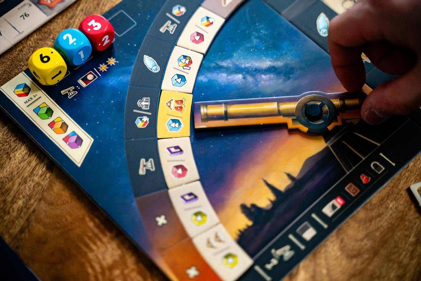 Capstone Games Galileo Galilei | Euro-Style Astronomy Strategy Board Game | 1-4 Players | 90 Minutes