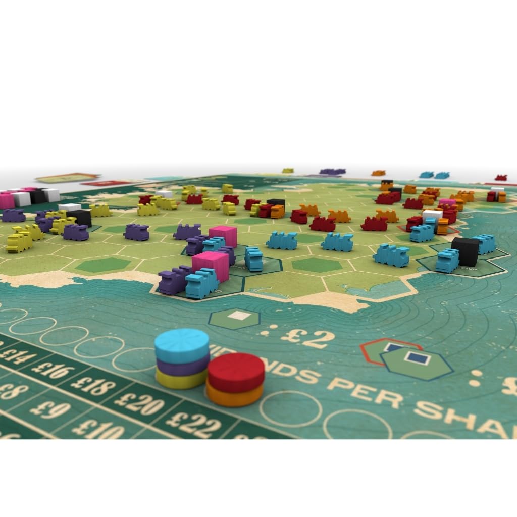 Capstone Games: Irish Gauge — Strategy Board Game for 3-5 Players, 60-Minute Play Time