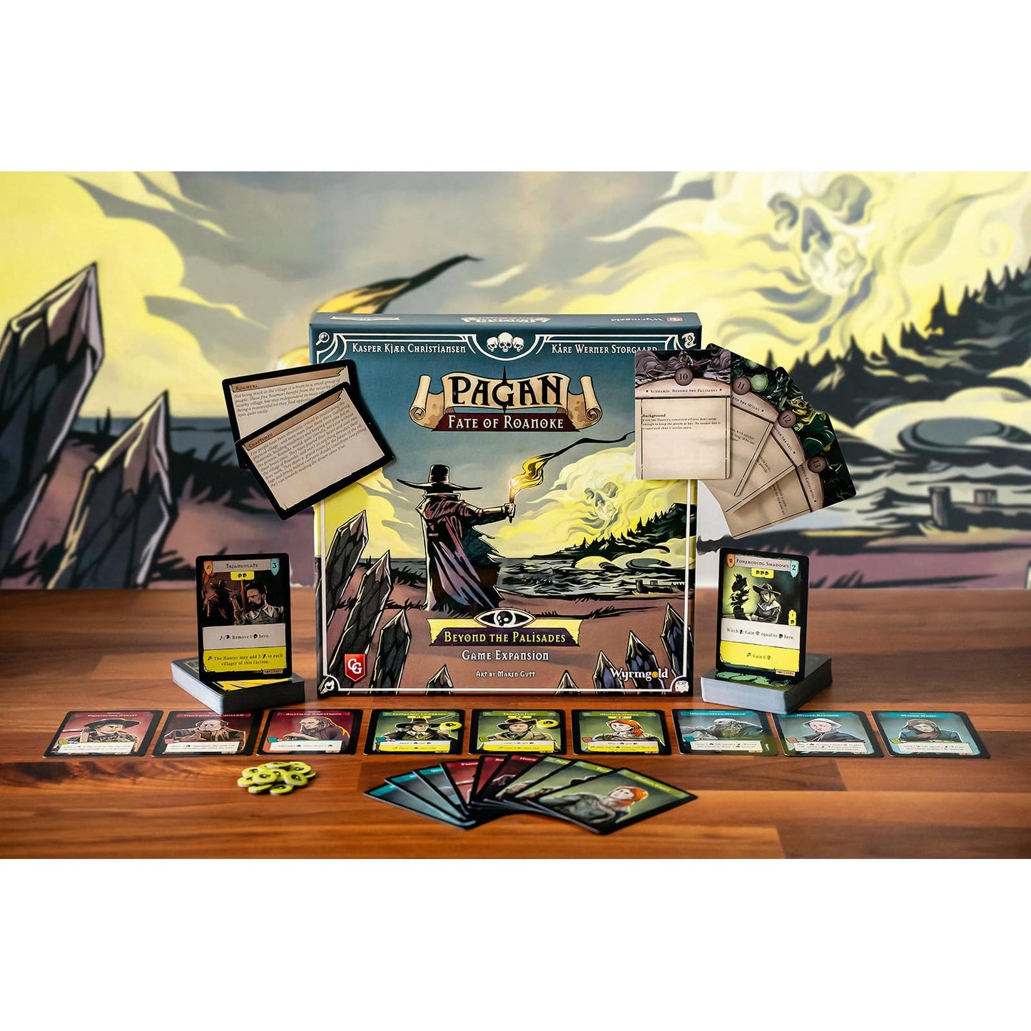 Capstone Games Pagan: Fate of Roanoke – Beyond the Palisades Expansion Pack (2 Players, 60 Mins)