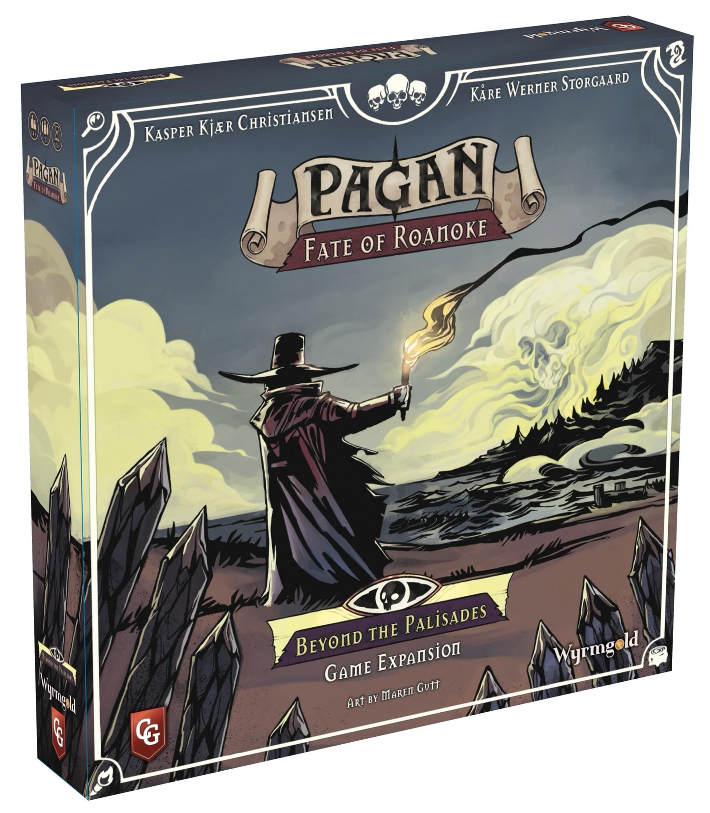 Capstone Games Pagan: Fate of Roanoke – Beyond the Palisades Expansion Pack (2 Players, 60 Mins)