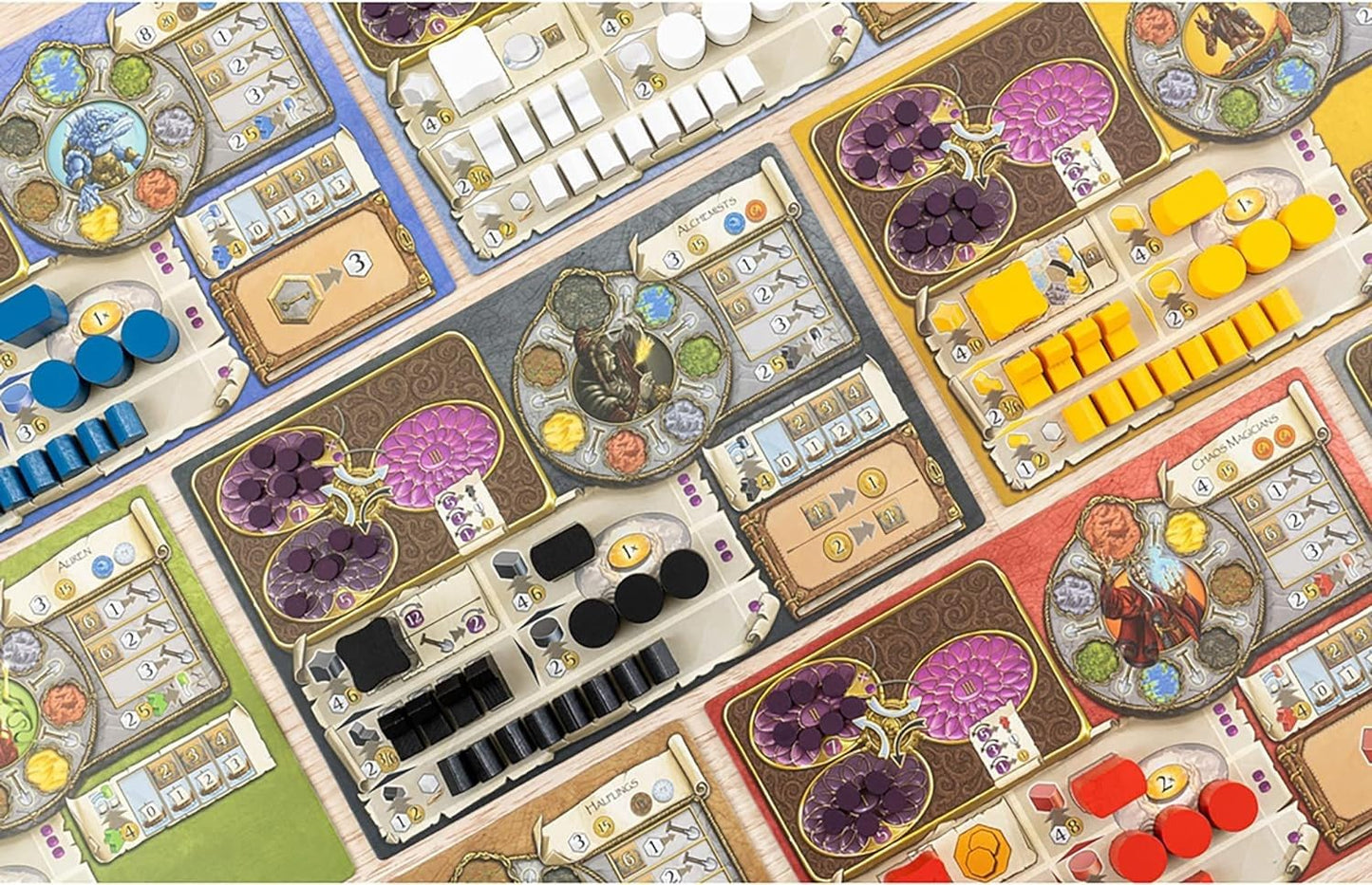 Capstone Games Terra Mystica Big Box – Base Game, Fire & Ice Expansion, Merchants of the Seas, Automa Solo Mode