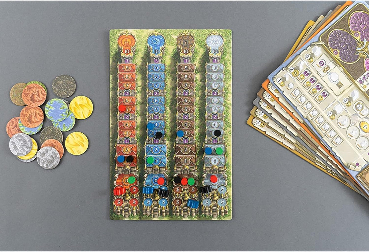 Capstone Games Terra Mystica Big Box – Base Game, Fire & Ice Expansion, Merchants of the Seas, Automa Solo Mode