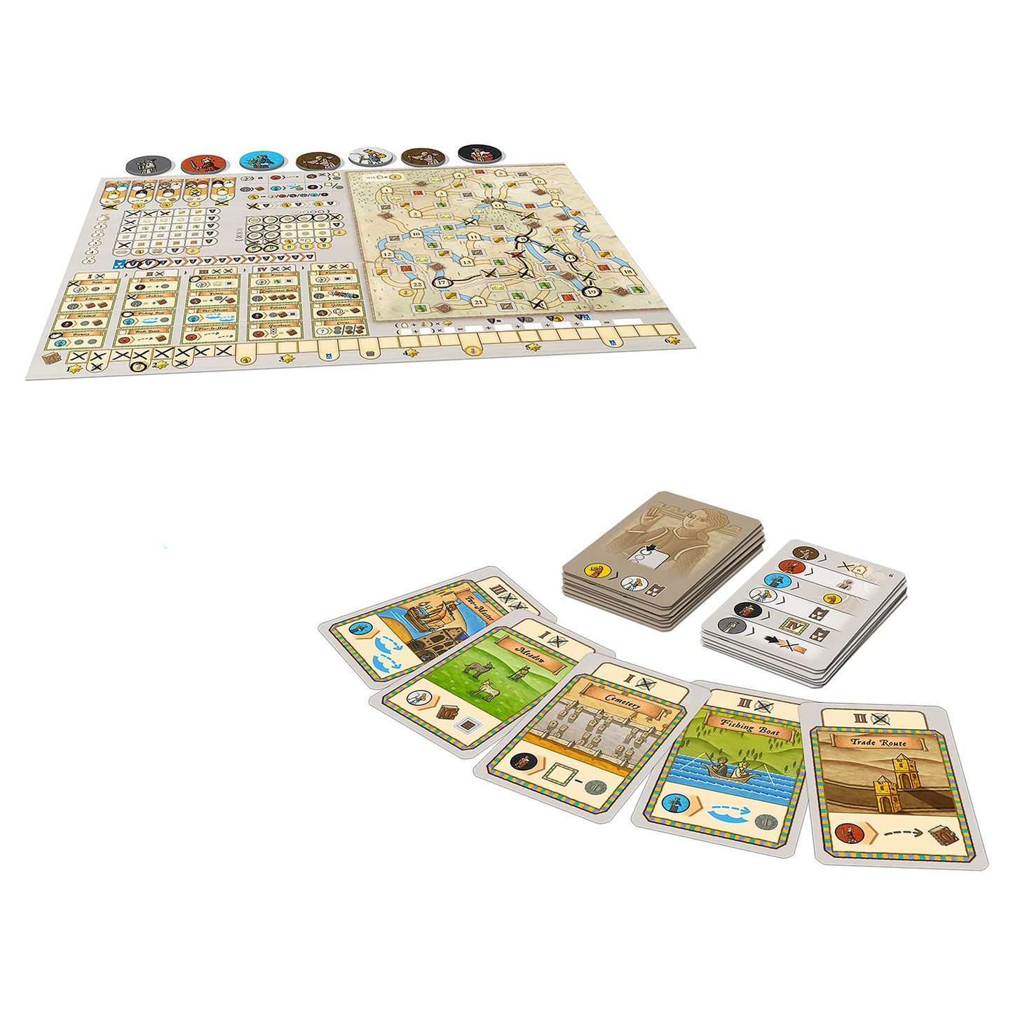 Capstone Games Joan of Arc: Orléans Draw & Write — 1–5 Players, 45 Min