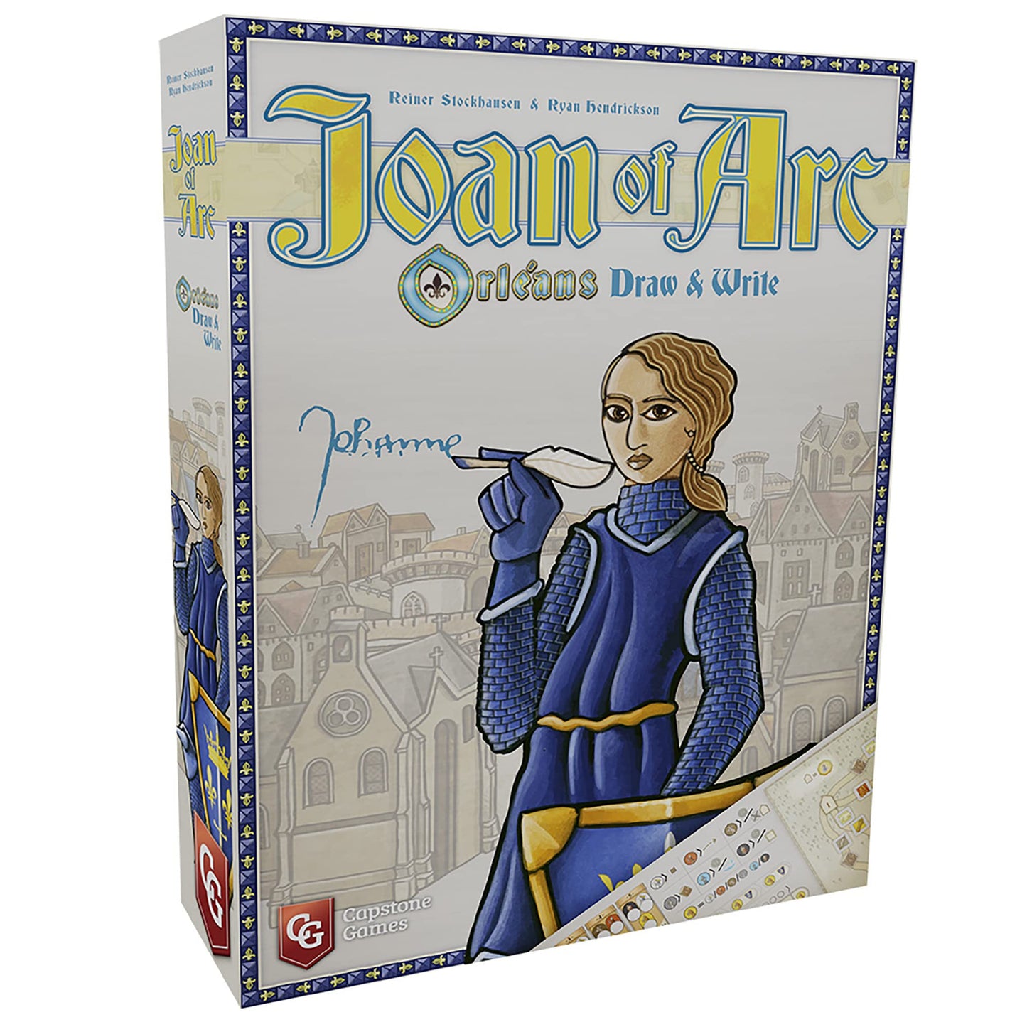 Capstone Games Joan of Arc: Orléans Draw & Write — 1–5 Players, 45 Min