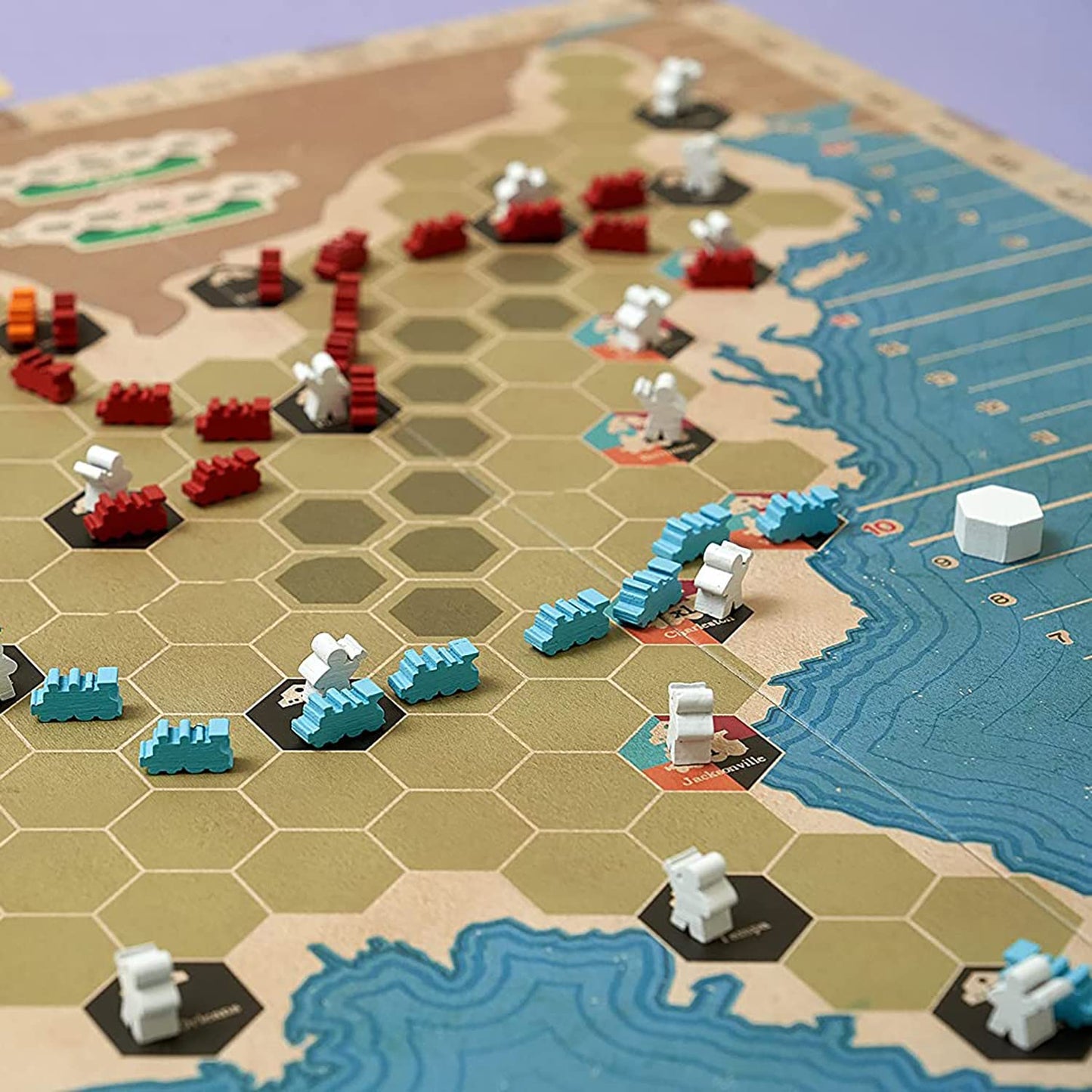 Capstone Games: Ride The Rails | Core Strategy Board Game for 3-5 Players | 60 Minute Play
