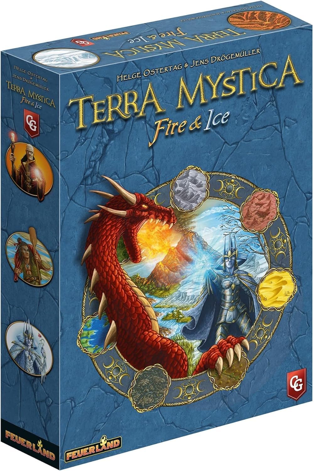 Capstone Games Terra Mystica Fire and Ice Expansion – 6 New Factions, New Board, Strategy Game (Core Required) | Ages 14+