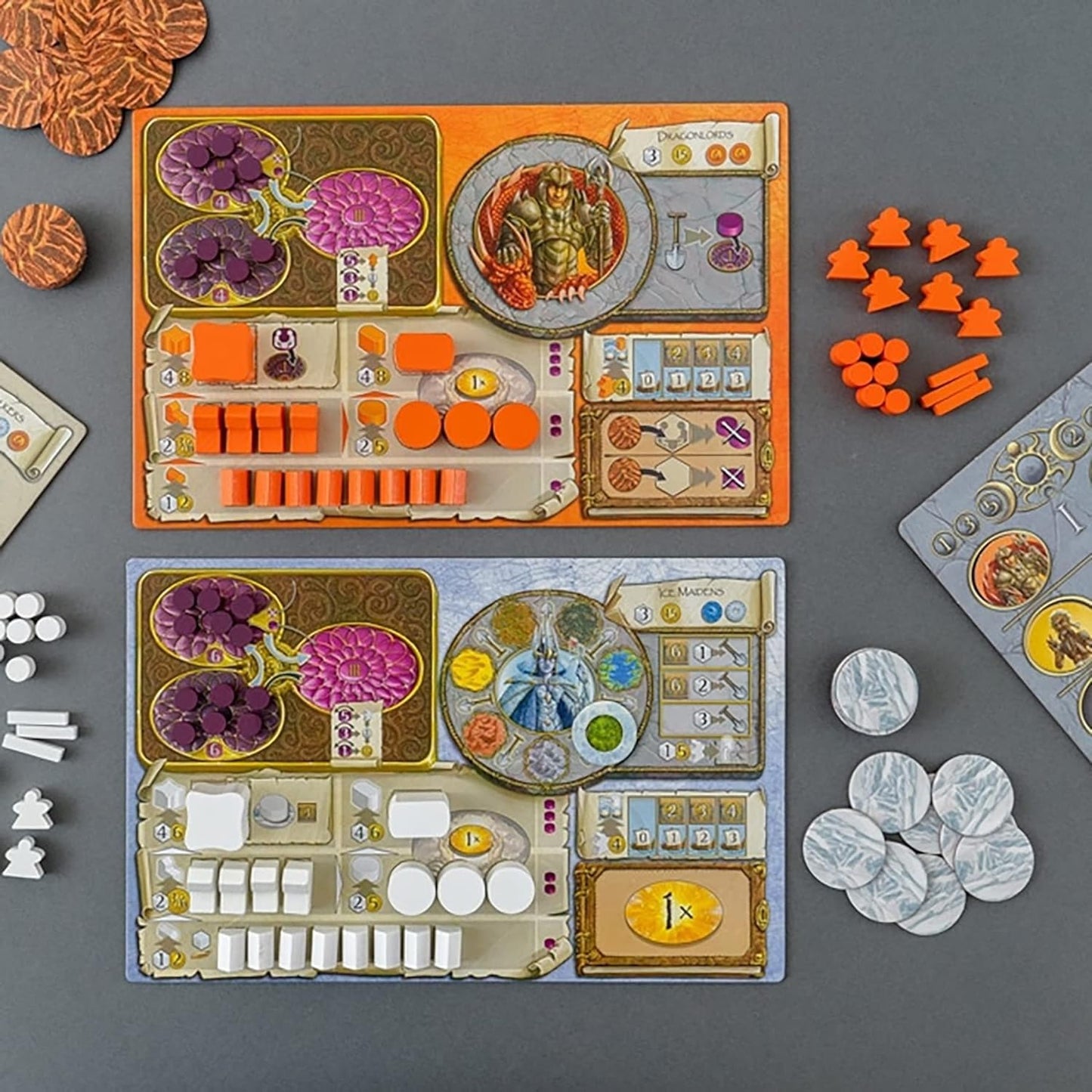 Capstone Games Terra Mystica Fire and Ice Expansion – 6 New Factions, New Board, Strategy Game (Core Required) | Ages 14+