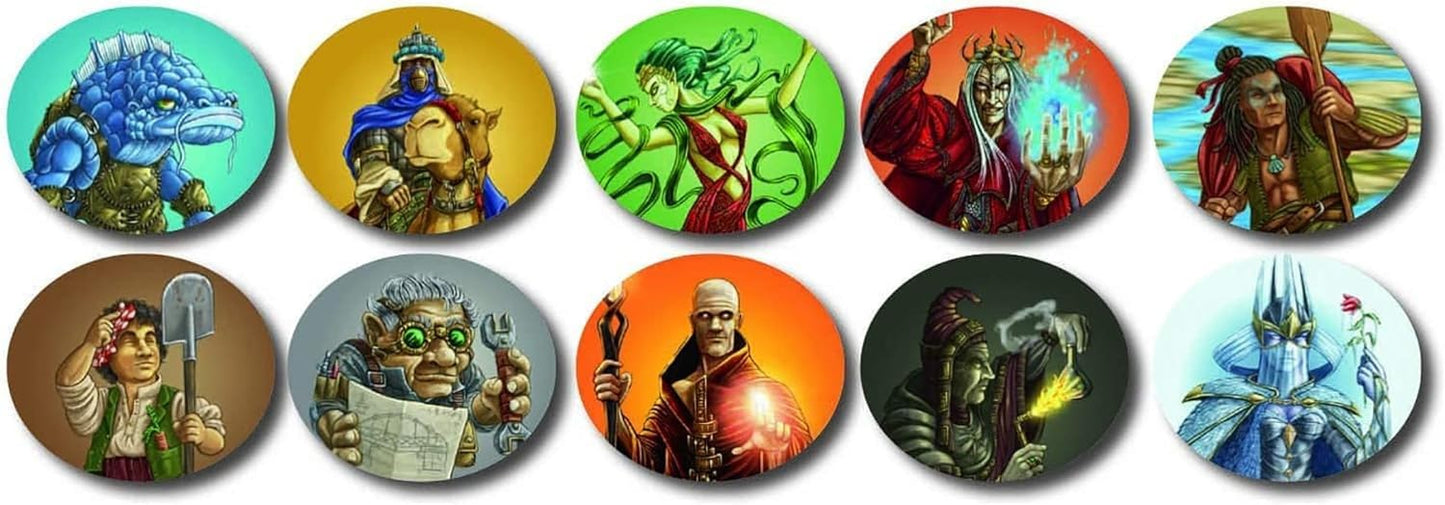 Capstone Games Terra Mystica Fire and Ice Expansion – 6 New Factions, New Board, Strategy Game (Core Required) | Ages 14+