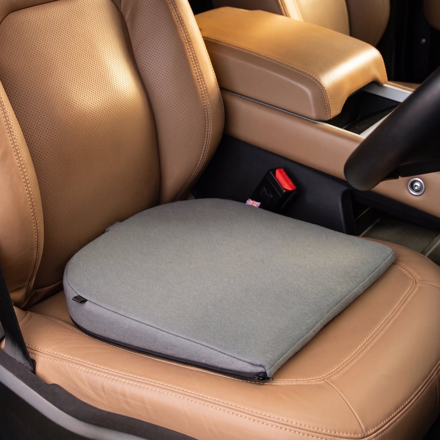 Seat Wedge Cushion for Car & Office Chair with Adjustable Strap