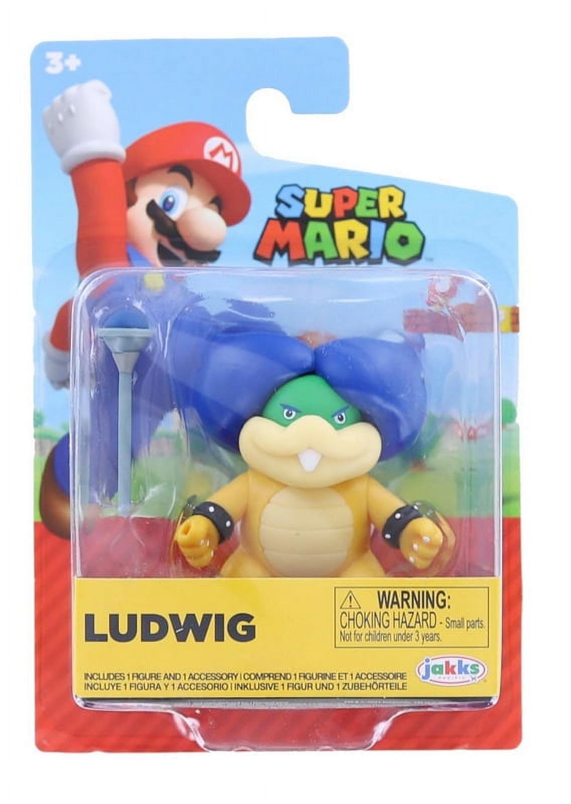 Card Game Super Mario Wave 31 Ludwig Von Koopa 2.5-Inch Poseable Mini Figure